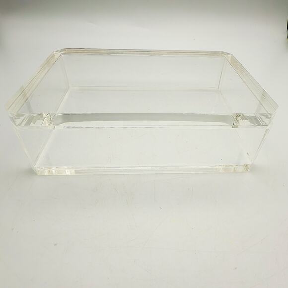 Vintage Acrylic Stationery Display Case Huang Acrylic H-960S 6" x 4" x 2" in Box - Picture 3 of 7